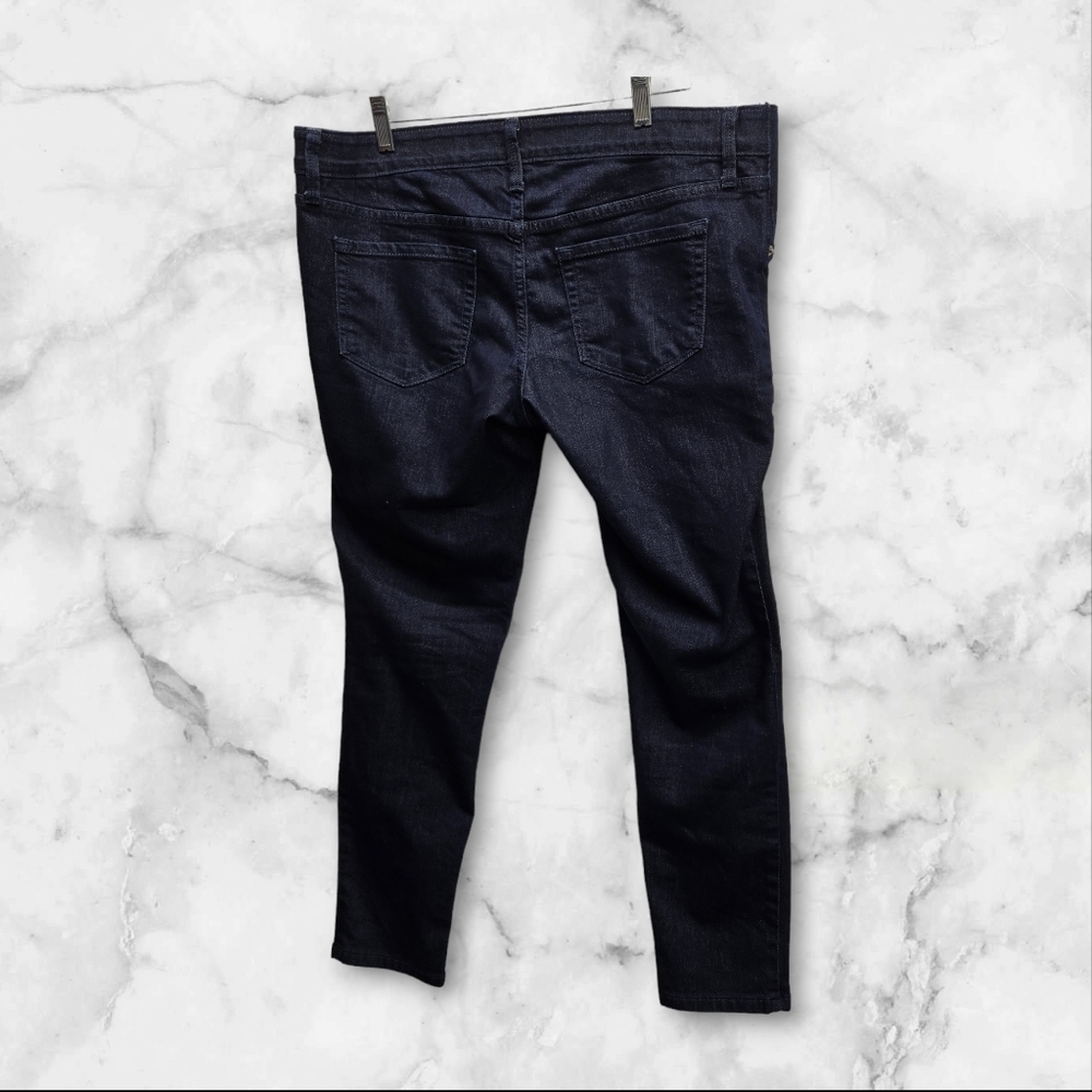 Isabel Maternity Expandable Stretch Side Panels Skinny Jeggings Blue Size 12 NWT - Picture 2 of 5